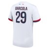 Maglia ufficiale Paris Saint Germain Bradley Barcola 29 Trasferta 2024-25 per Uomo